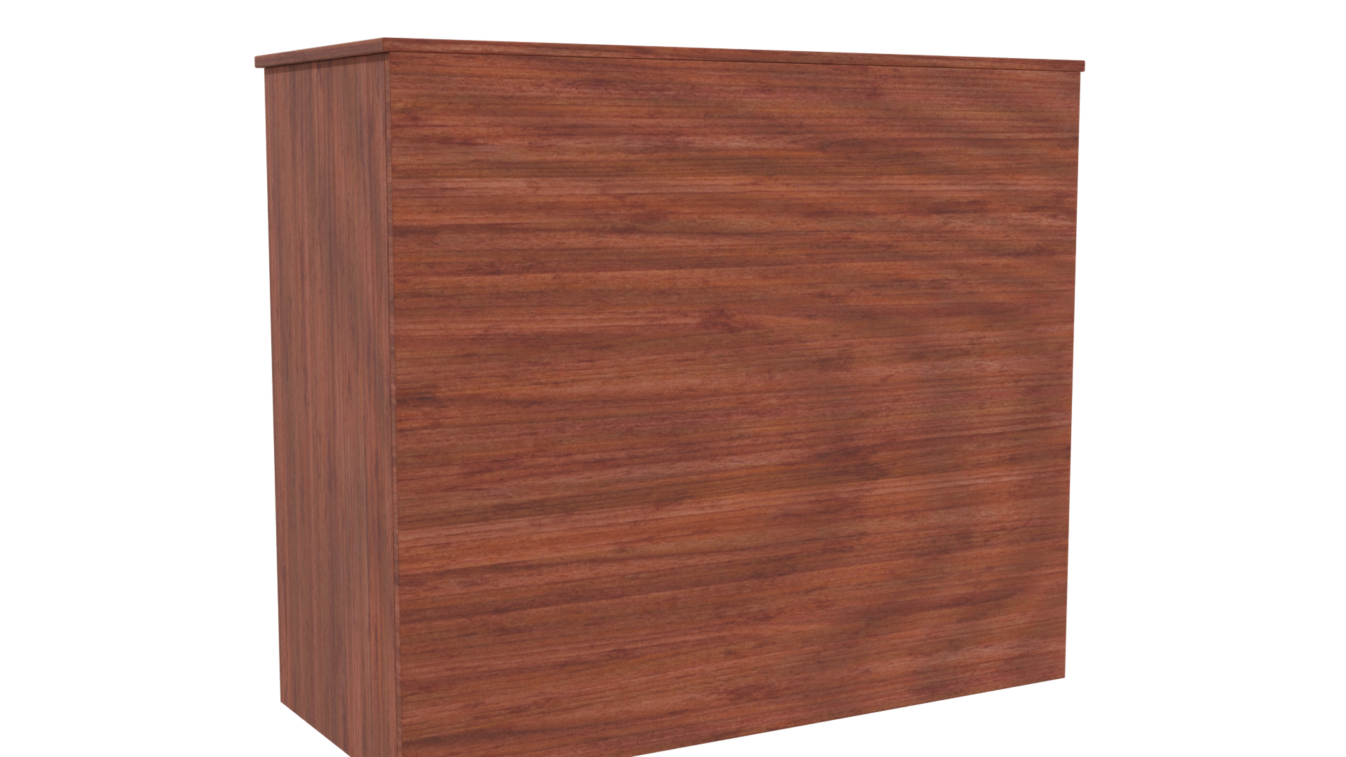 Wooden Modern 8-Drawer Dresser - Professional 3D Model Render 4