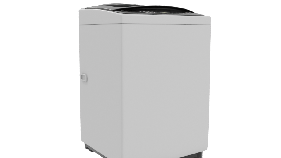 Modern Top Load Washing Machine 3D - Professional 3D Model Render 10