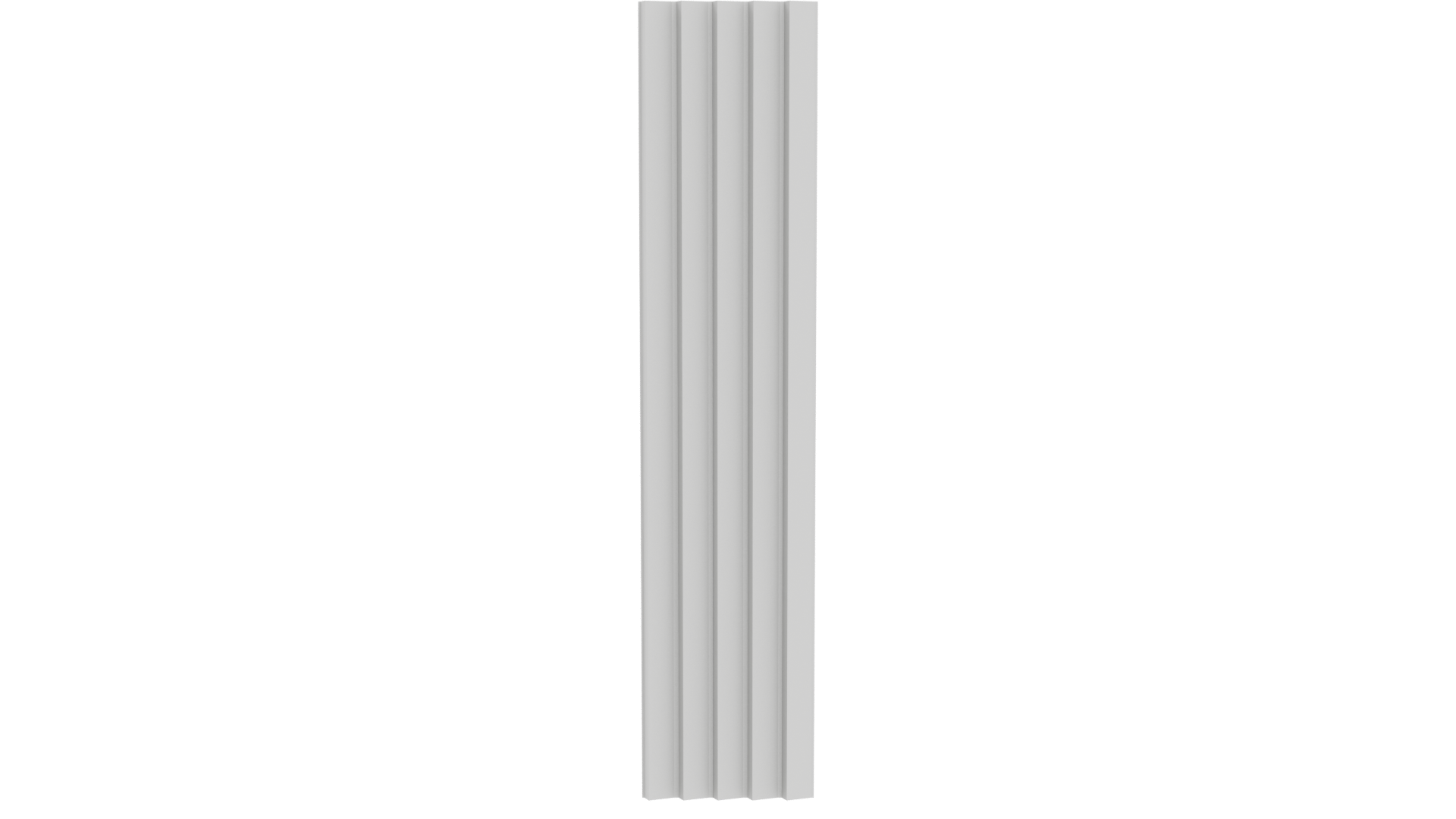 Stylized Vertical Panel Model - Professional 3D Model Render 5