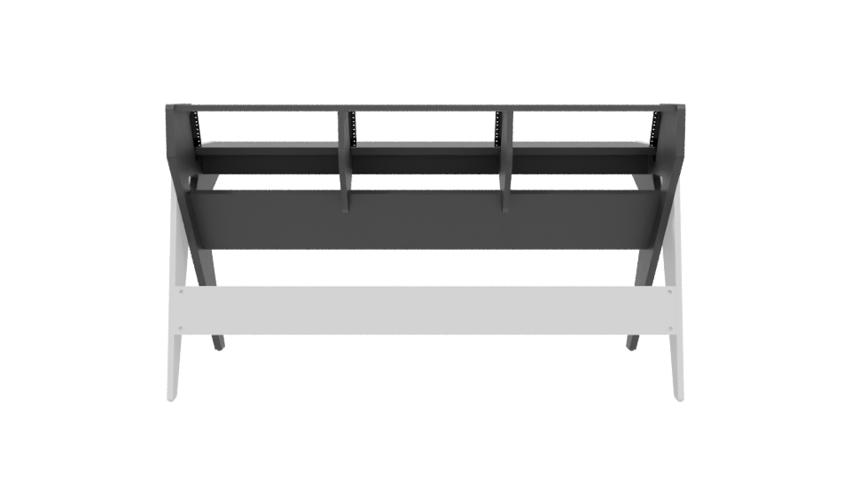 Minimalist Study Desk Model - Professional 3D Model Render 5