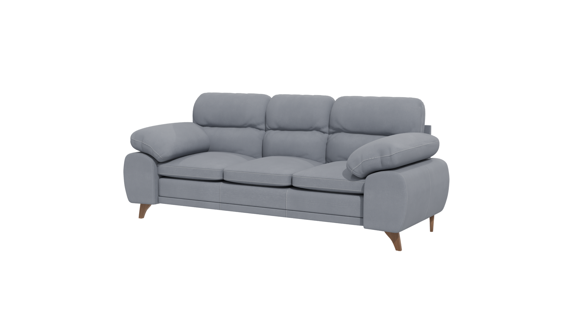 Contemporary Leather Sofa 3D Model - Professional 3D Model Render 12