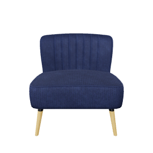Stylish Fabric Accent Chair 3D - 3D Model
