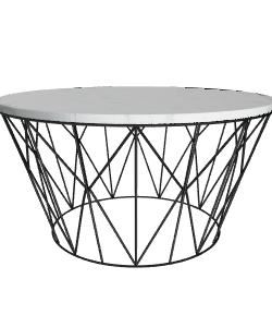 Stylish Round Coffee Table 3D - 3D Model