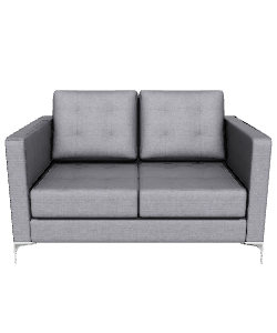 Contemporary Two-Seater Sofa Model - Furniture 3D Model