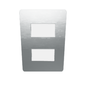 Stylish Metallic Switch Plate 3D - 3D Model