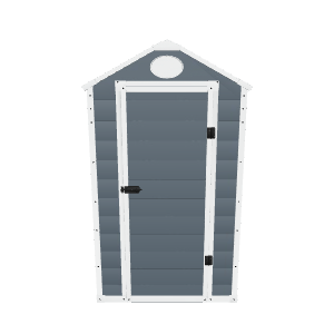Stylish Outdoor Storage Shed 3D - Exterior 3D Model