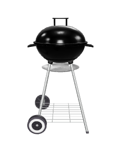 Stylish Outdoor Charcoal Grill 3D - 3D Model
