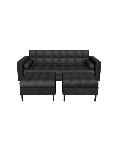 Stylish Modern Sofa Set 3D - 3D Model