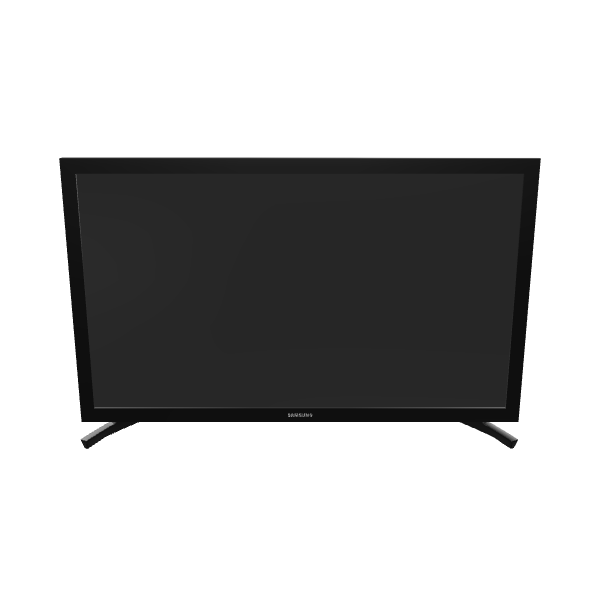 Realistic Flat Screen Television - Household 3D Model