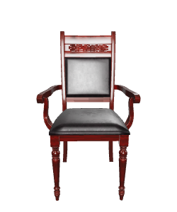 Elegant Vintage Wooden Armchair 3D - 3D Model