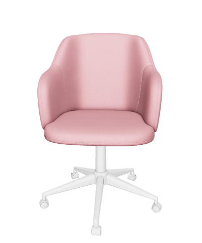 Stylish Pink Office Chair 3D - 3D Model