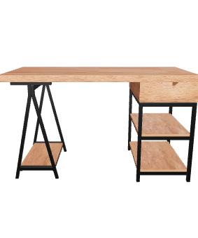 Sleek Modern Writing Desk 3D - Furniture 3D Model