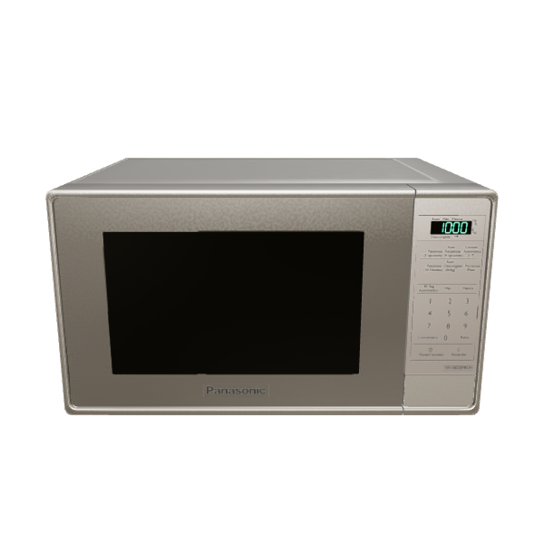 Sleek Modern Microwave Oven 3D - 3D Model