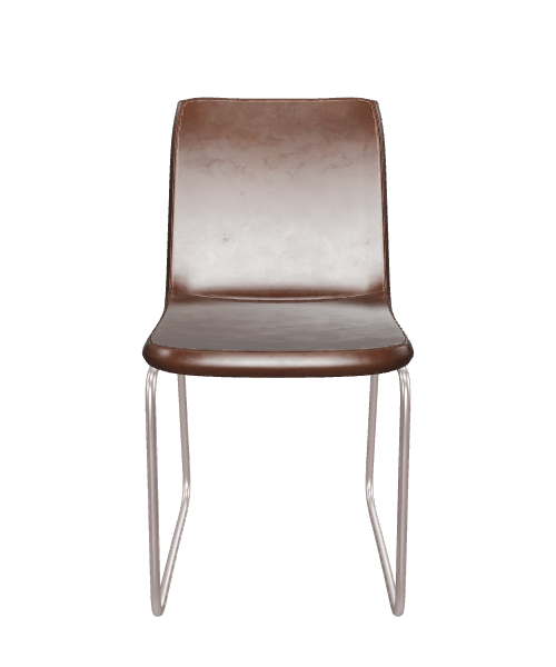 Contemporary Minimalist Dining Chair - 3D Model