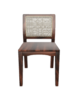 Stylish Wooden Dining Chair Model - 3D Model