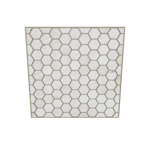 Hexagonal Tile Pattern 3D Model - 3D Model