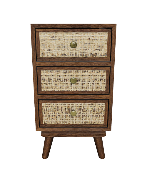 Stylish Wooden Storage Cabinet 3D - Furniture 3D Model