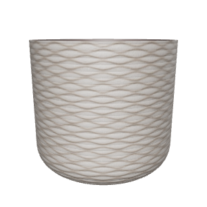 Textured Ceramic Planter Pot 3D - 3D Model