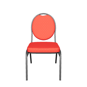 Stylish Fabric Dining Chair 3D - 3D Model