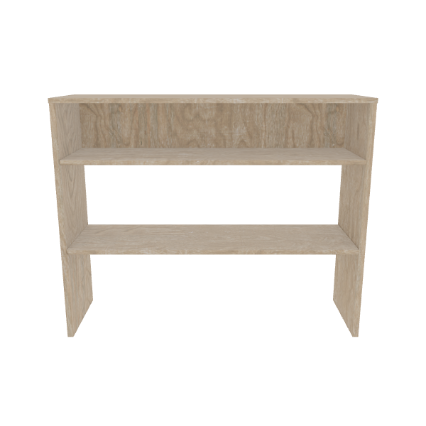 Stylish Wooden Shelf Display 3D - 3D Model