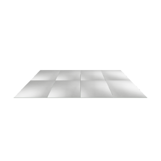 Minimalist White Floor Tiles 3D - 3D Model