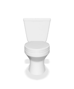 Stylish Bathroom Toilet 3D Model - Household 3D Model