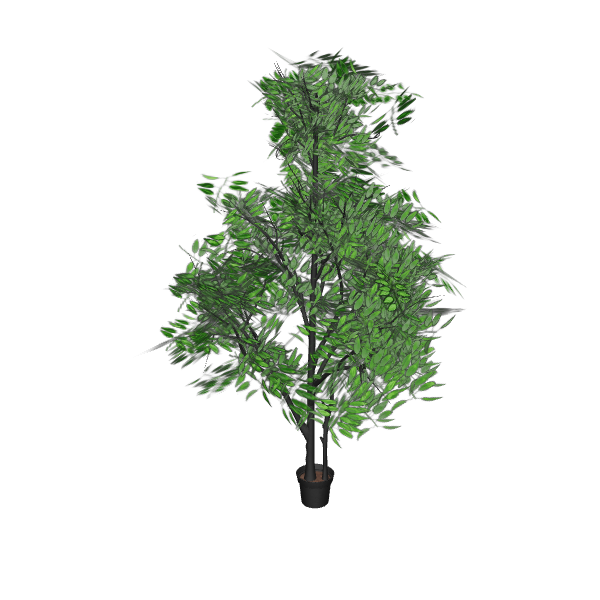 Realistic Potted Plant Model - 3D Model