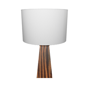Minimalist Wooden Table Lamp 3D - 3D Model