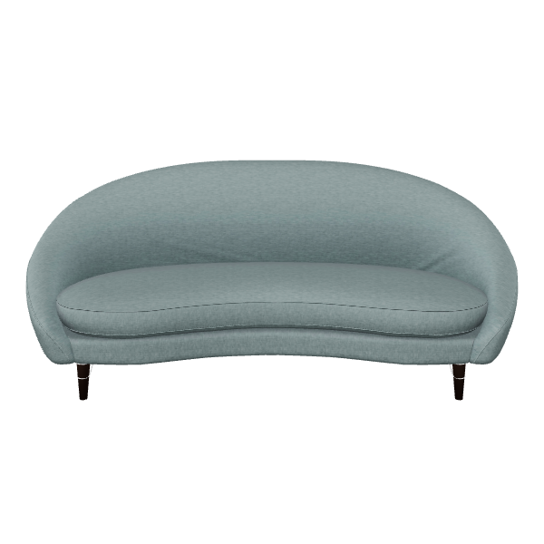 Stylish Mid-Century Sofa Model - 3D Model