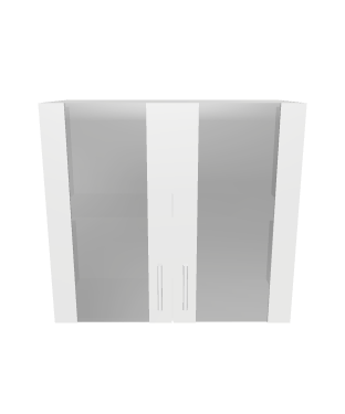 Minimalist Glass Display Cabinet 3D - 3D Model