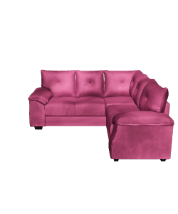 Stylish Pink Couch 3D Model - 3D Model