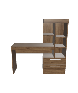 Stylish Home Office Workstation 3D - 3D Model