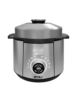 Compact Electric Pressure Cooker 3D - 3D Model