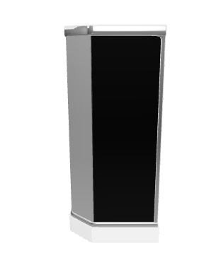 Modern Vertical Storage Cabinet Model - 3D Model