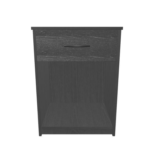 Stylish Wooden Nightstand Model - 3D Model