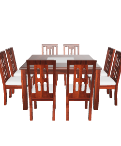 Elegant Wooden Dining Set 3D - Furniture 3D Model