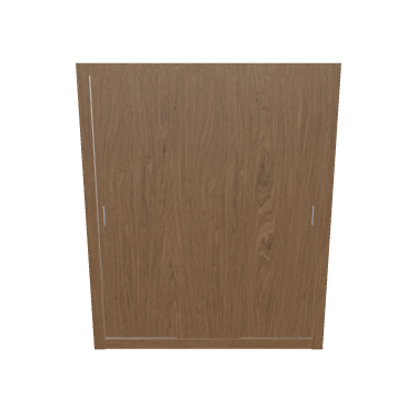 Stylish Wooden Storage Cabinet 3D - Furniture 3D Model