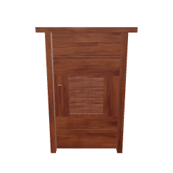 Elegant Wooden Console Table 3D - 3D Model