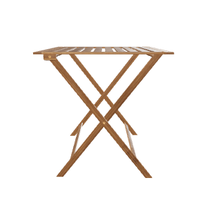 Compact Wooden Folding Table 3D - 3D Model