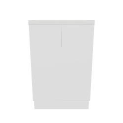 Under-Mount Single Sink 3D Model - 3D Model