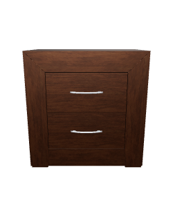 Stylish Wooden Nightstand Model - 3D Model