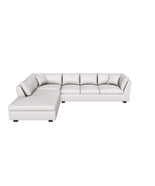 Beige Corner Sofa Model 3D - 3D Model