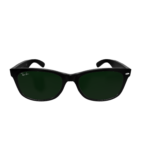 Stylish Black Sunglasses 3D Model - Accessory 3D Model