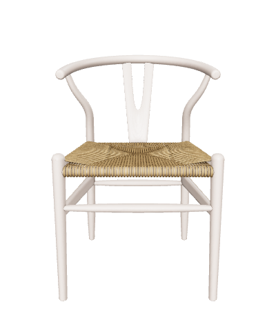 Stylish Minimalist Dining Chair Model - Furniture 3D Model