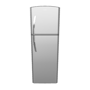 Stylish Refrigerator 3D Model - 3D Model