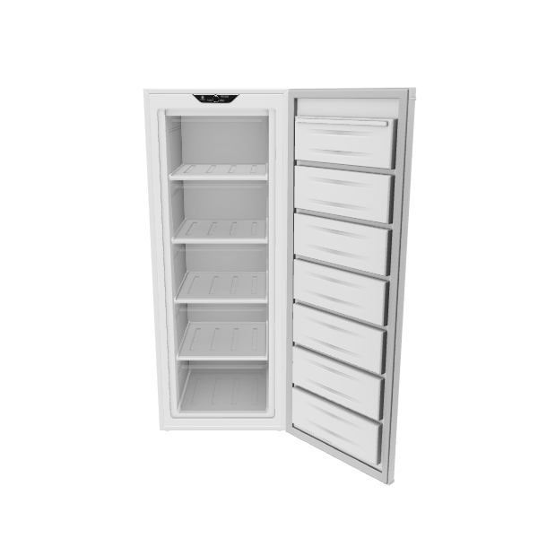 Contemporary Freezer 3D Model - 3D Model
