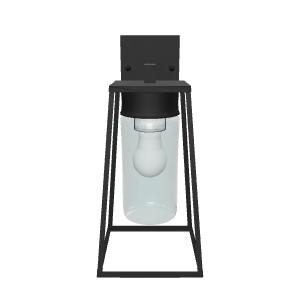 Industrial Glass Lantern Model - Interior 3D Model