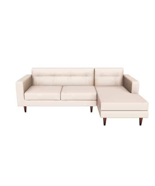 Stylish Modern Sofa 3D Model - 3D Model