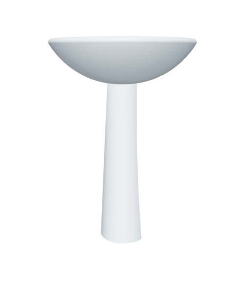 Contemporary Birdbath Design 3D - Furniture 3D Model
