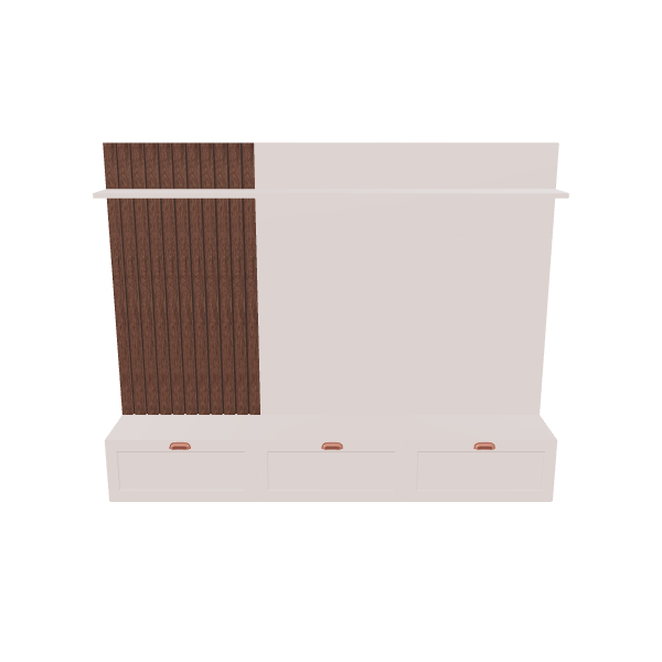 Modern Minimalist Wall Shelf Unit - 3D Model